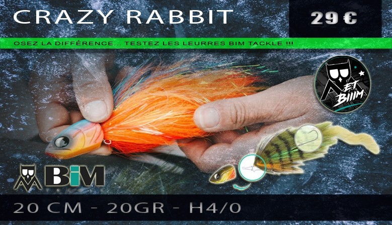 Leurre Crazy Rabbit - BIM Tackle